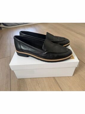 Aldo Black Leather Loafers